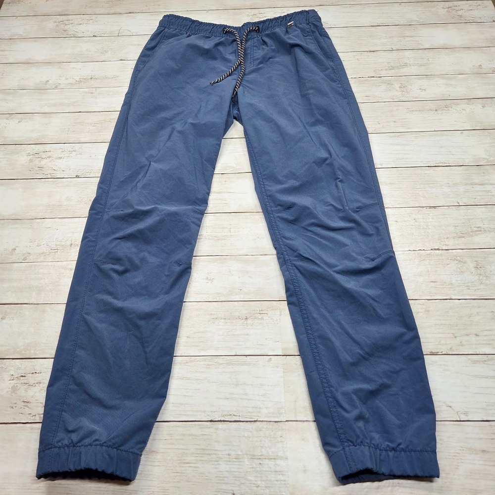 Hurley Jogger Pants Athletic Activewear Men Medium Blue Elastic Waist Stretch
